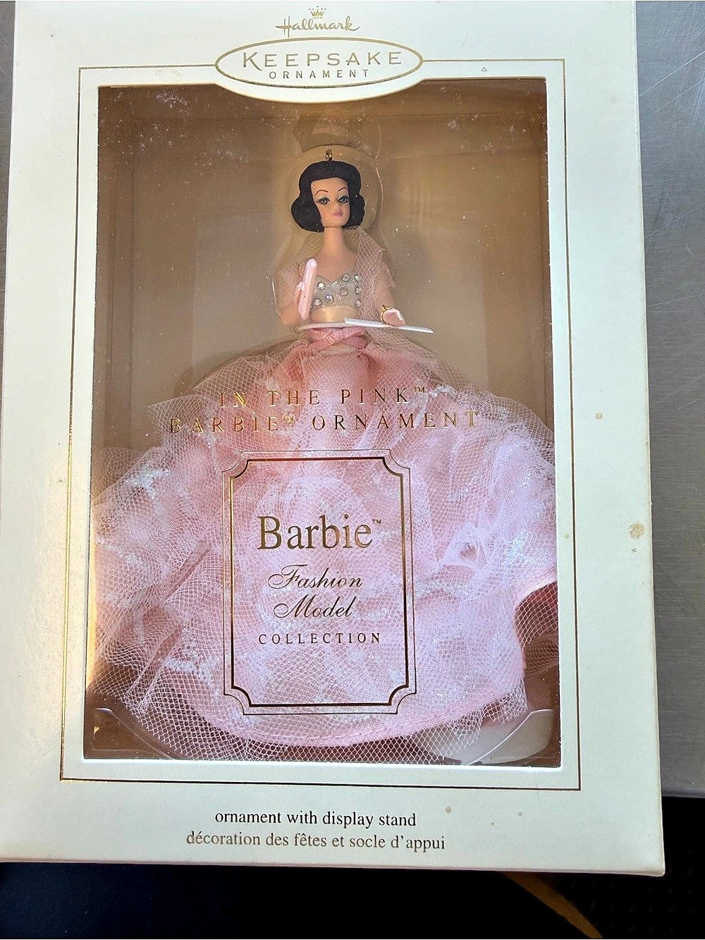 Barbie In the Pink Barbie Ornament Pink Holiday Ornament 2003 Like New